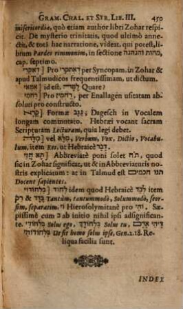 Grammatica Chaldaica et Syriaca