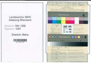Entnazifizierung Maria Eiserloh , geb. 15.10.1893 (Lehrerin)
