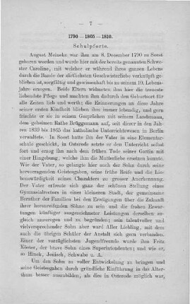 1790 - 1805 - 1810. Schulpforte