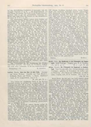 504-508 [Rezension] Riehl, Alois, Zur Einführung in die Philosophie der Gegenwart