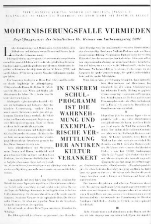 Modernisierungsfalle vermieden
