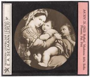 Raffael: Madonna della Sedia. Florenz, Palazzo Pitti (Reihe AK XIV, Nr. 21, Seestern-Nr. 2622)