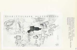 Kurmittelhaus, Badenweiler (Diplomarbeit bei Peter Poelzig): Lageplan 1:500