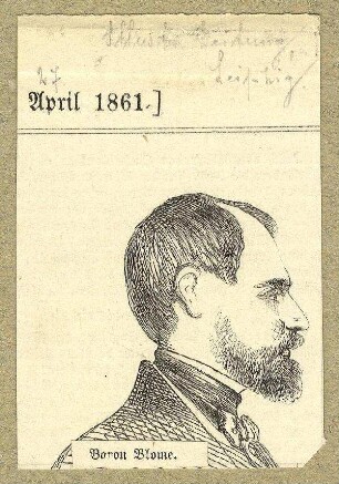 Bildnis von Adolf von Blome (1798-1875)