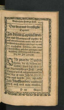 Das drey und dreyssigste Capittel.