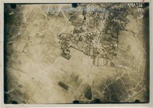 Foto der Ortschaft Hébuterne (Luftbild)