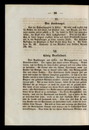 52. König Drosselbart.