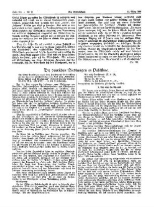 Die deutschen Siedlungen in Palästina