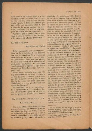 La continuidad del pensamiento