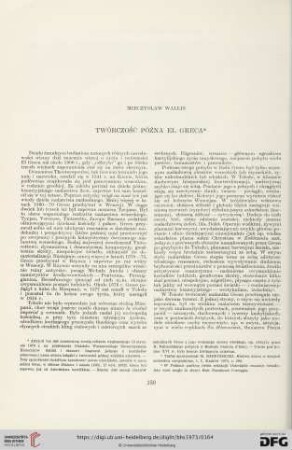 Twórczość późna El Greca