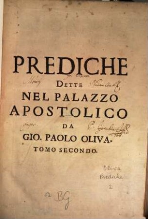 Prediche Dette Nel Palazzo Apostolico, 2