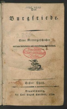 Th. 1: Der Burgfriede