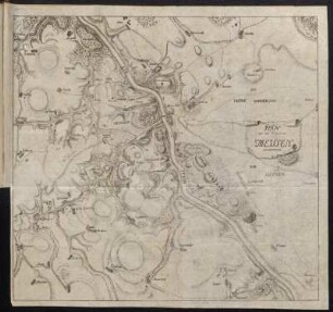 Plan von der Gegend um Meissen