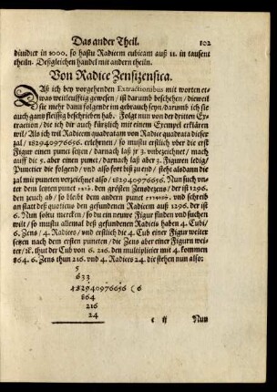Von Radice Zensizensica.