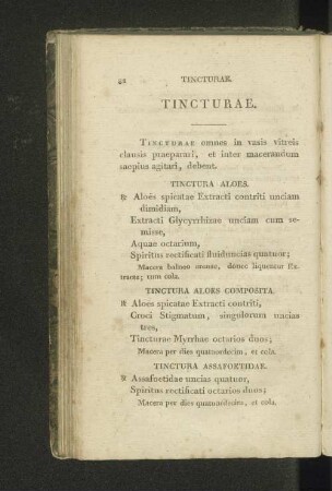 Tincturae.