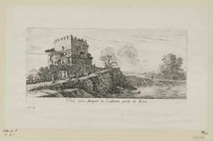 Veuë d’une Antiquité de Constantin proche de Rome, Blatt 5 der Folge „Ansichten von Rom und Umgebung“
