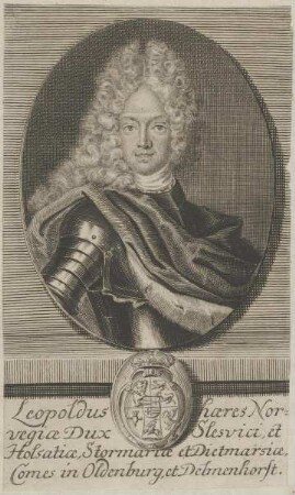 Bildnis von Leopoldus, Hares Norvegiae dux Slesvici et Holsatiae