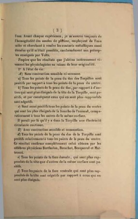 Troisième mémoire sur l'électricité animale