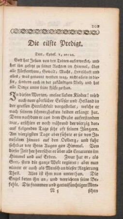 Die eilfte Predigt