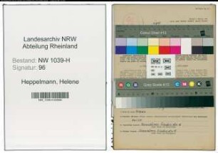 Entnazifizierung Helene Heppelmann , geb. 07.11.1902 (Angestellte)