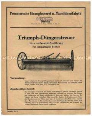 Düngerstreuer Modell "Triumph"