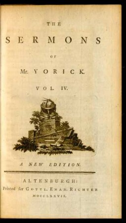 Vol. 4: The Sermons Of Mr. Yorick