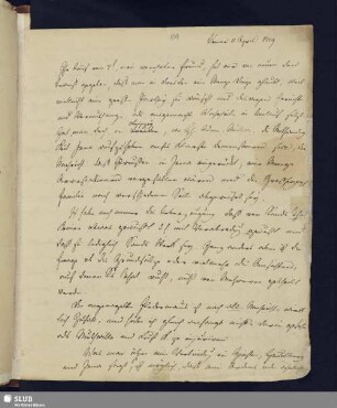 Nr. 104. Froriep, Ludwig Friedrich v. an Böttiger, 11.04.1819