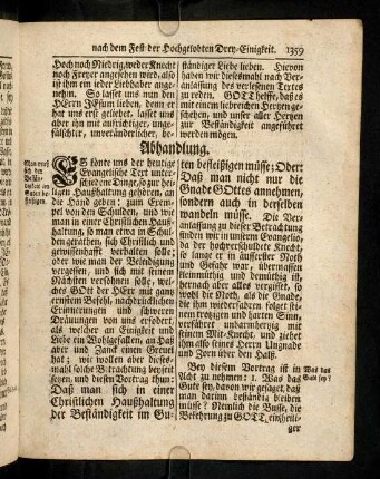 1359-1370, Es koente uns der heutige Evangelische Text ...