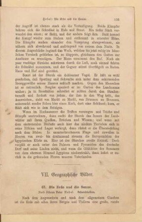 VII. Geographische Bilder