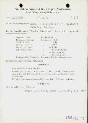 Holzherr, Karl