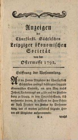 Neue Sammlung vermischter ökonomischer Schriften : wobey einige Bienenabhandlungen. 2. 1792