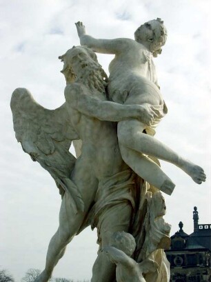 Die Zeit entführt die Schönheit/Boreas entführt Oreithya