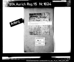 Die Statuten des Sparvereins für das Kirchspiel Aurich und seine Auflösung