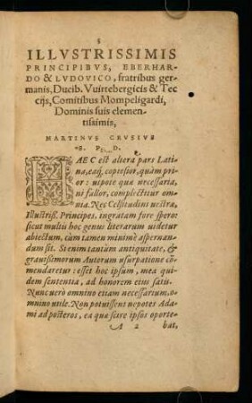 Epistola Dedicatoria