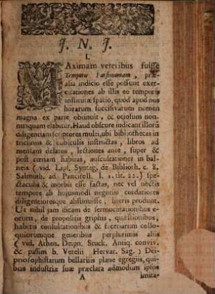 Diss. acad. de anagnostis