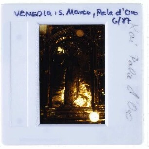Venedig, Markusdom,Venedig, Markusdom, Pala d'Oro : Detailansicht
