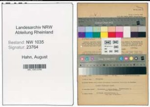 Entnazifizierung August Hahn , geb. 01.03.1922 ()