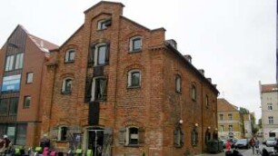 Klaipeda: Bebauung am Fluß Danés