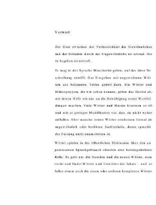 Vorwort