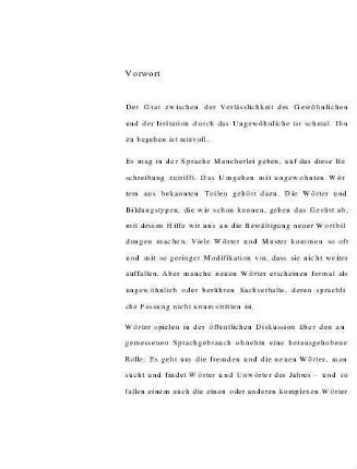 Vorwort