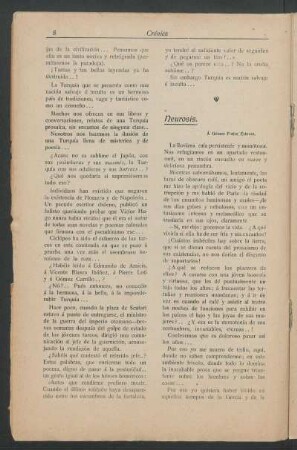 Neurosis. : A Gómes Freire Esteves.