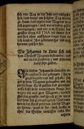Wie Johannes de Luna sich mit dem Christoff Wagener befreundet ...