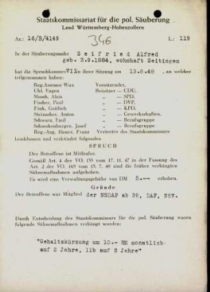 Seifried, Alfred