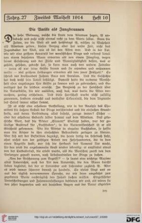 Heft 16 (2. Maiheft 1914)