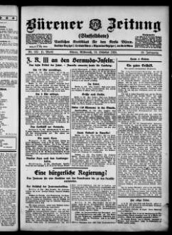 Bürener Zeitung. 1896-1935