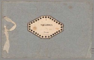 2 Galops, pf - BSB Mus.ms. 4746-61 : [label on cover:] 2 // GALOPPEN // von // Strauss