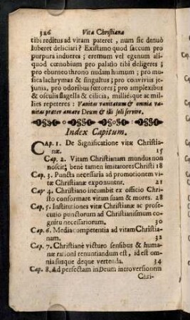 326-331, Index Capitum