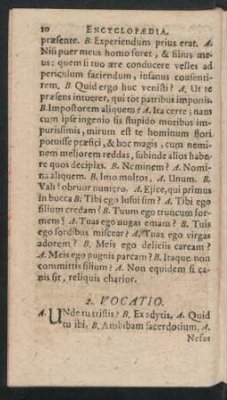2. Vocatio