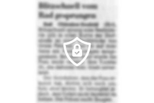 Blitzschnell vom Rad gesprungen