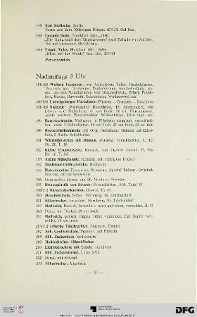 Dienstag: Nachmittag 3 Uhr (Nr. 151-287)